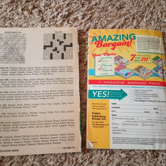 Lot of 2 puzzle books - word search and sudoku - Garfield - Picture 2 of 4